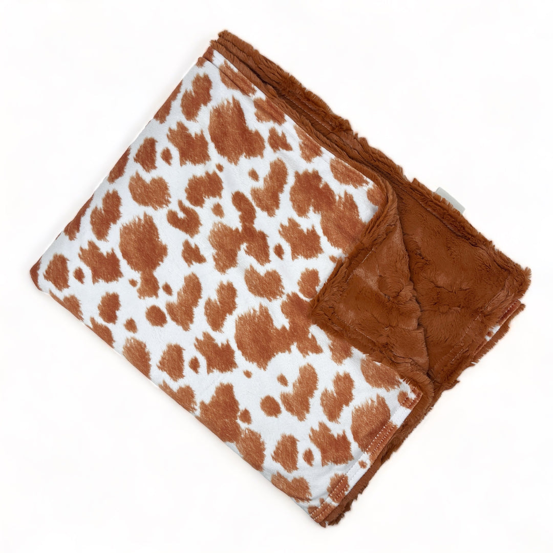Brown Cow Toddler Blanket