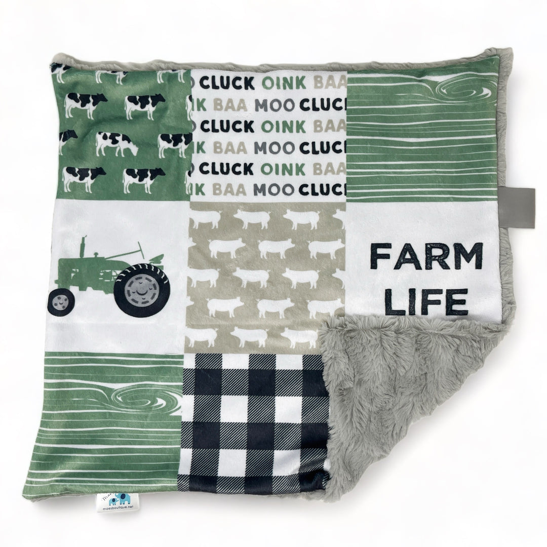 Farm Life Lovey Blanket