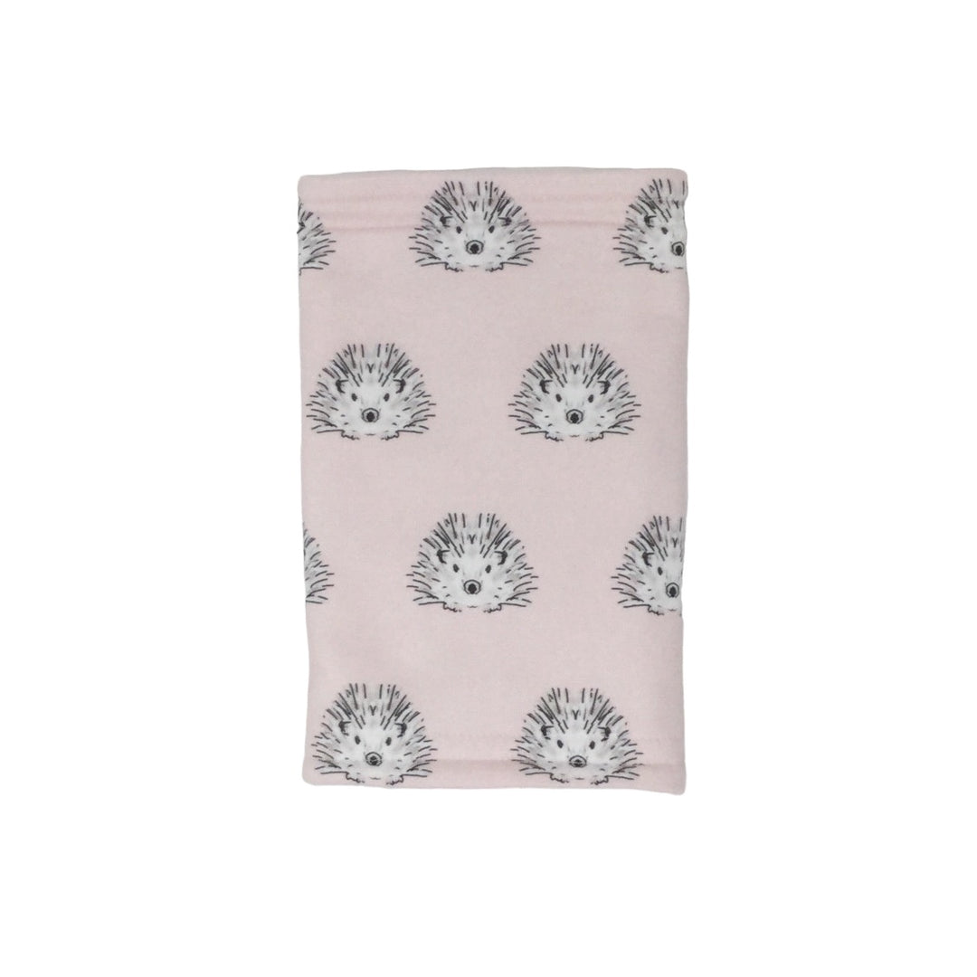 Hedgehog Pink Burp Cloth