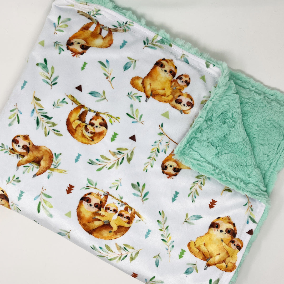Sloth Luxe Baby Blanket Sale Item