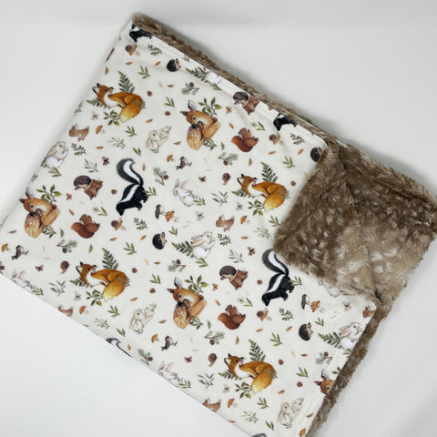 Fawn and Friends Luxe Baby Blanket