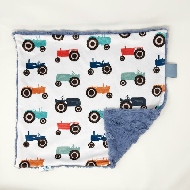 Vintage Tractor Lovey Blanket