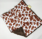 Brown Cow Lovey Blanket