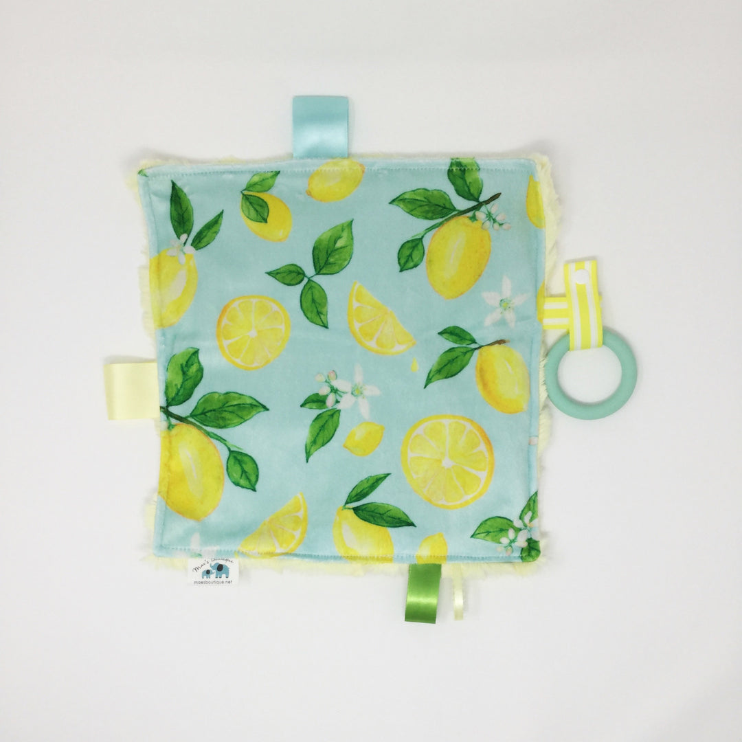 Lemon Teething Blanket