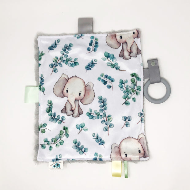 Baby Elephant Teething Blanket