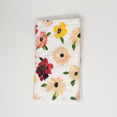 Daisy Floral Burp Cloth