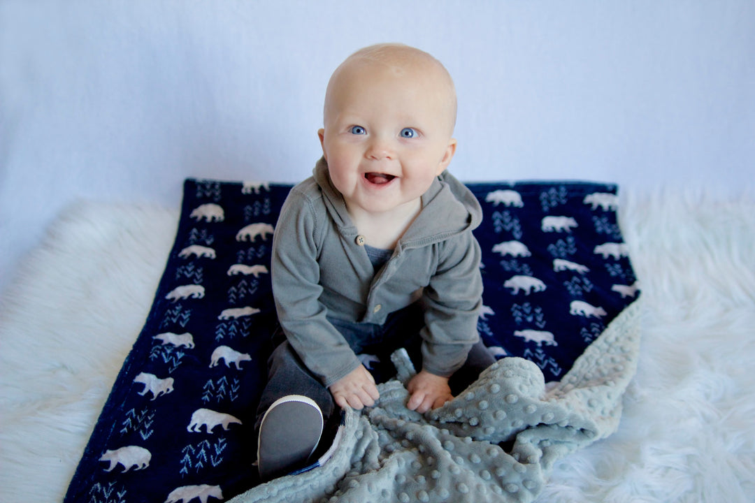Bearfoot Minky Baby Blanket